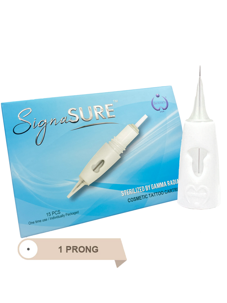 1 Prong Needle Round for Signasure Machine 15/Box, 0.25mm