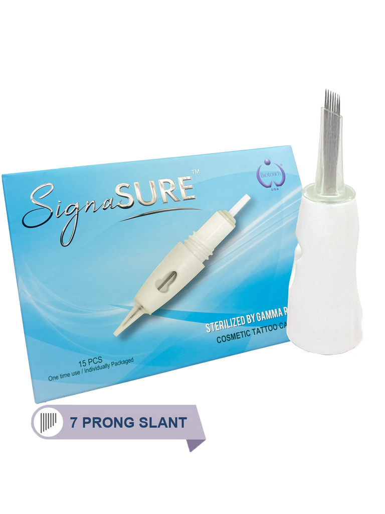 7 Prong Needle, Slanted for Signasure Machine 15/Box, 0.3mm