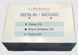 10 sets of 6 pigment containers & 1 ring/box