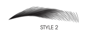 Adhesive Brow Stencil Style 2, 40pcs