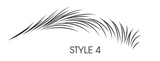 Adhesive Brow Stencil Style 4, 40pcs