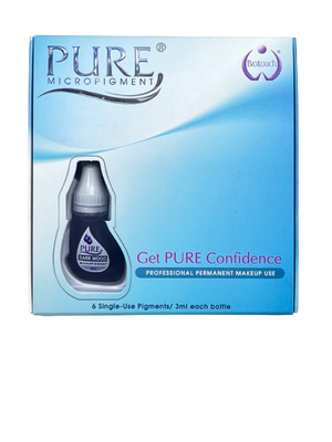 3 ml Pure Dark Wood Pigment 6 pcs/ box Hair Strokes/Shading, Soft Eyeliner Color