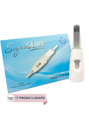 17 Prong Needle, U Shape for Signasure Machine 15/Box, 0.2mm