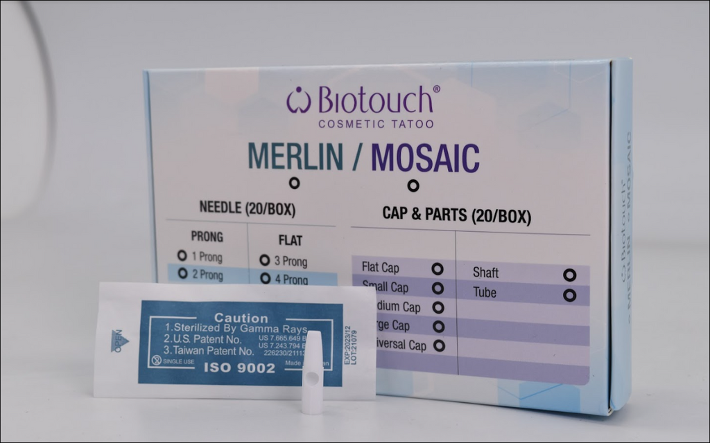 Merlin Flat, Needle Cap 20/box with Printed Expiration Date & Lot No.