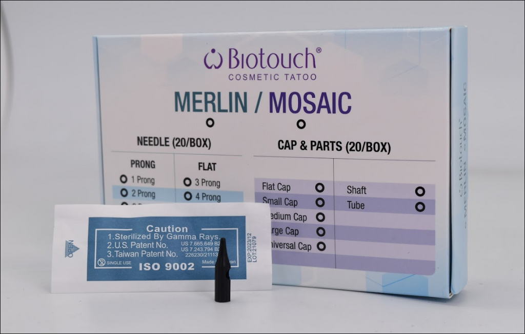 Merlin Round, Needle Cap 20/box with Printed Expiration Date & Lot No.