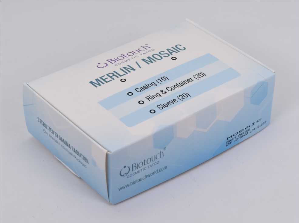 Merlin Needle Sleeve, 20/box with Printed Expiration Date and Lot No