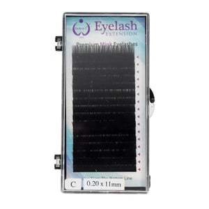 Premium Mink Lashes C-Curl 0.20 x 11 mm	16 pcs/pack