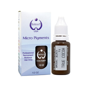 1/2 oz Pigment - True  Cocoa, Dark Brown Shade in Ash Base