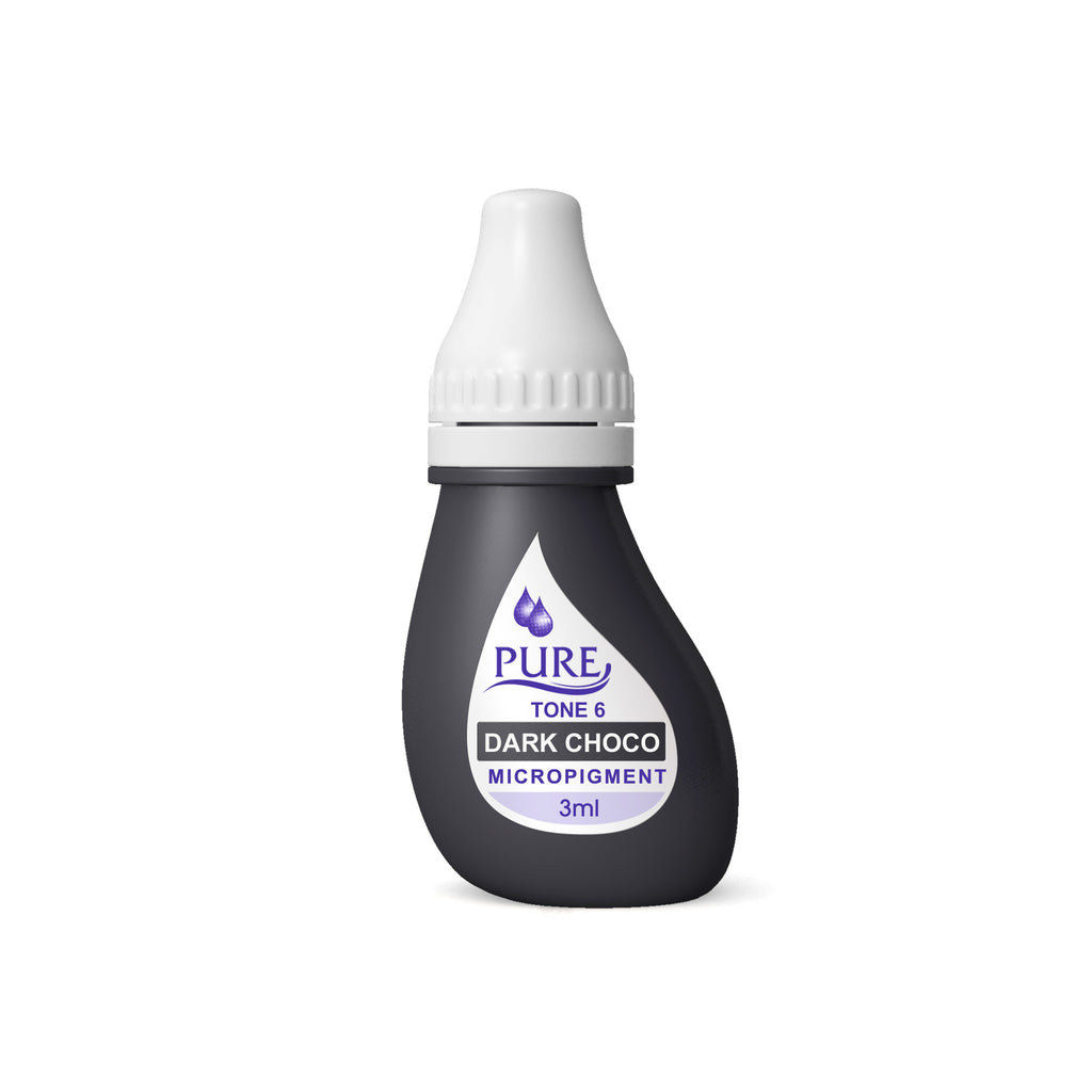 3 ml Pure Dark Chocolate Pigment 6 pcs/ box Brow, Eyeliner Color