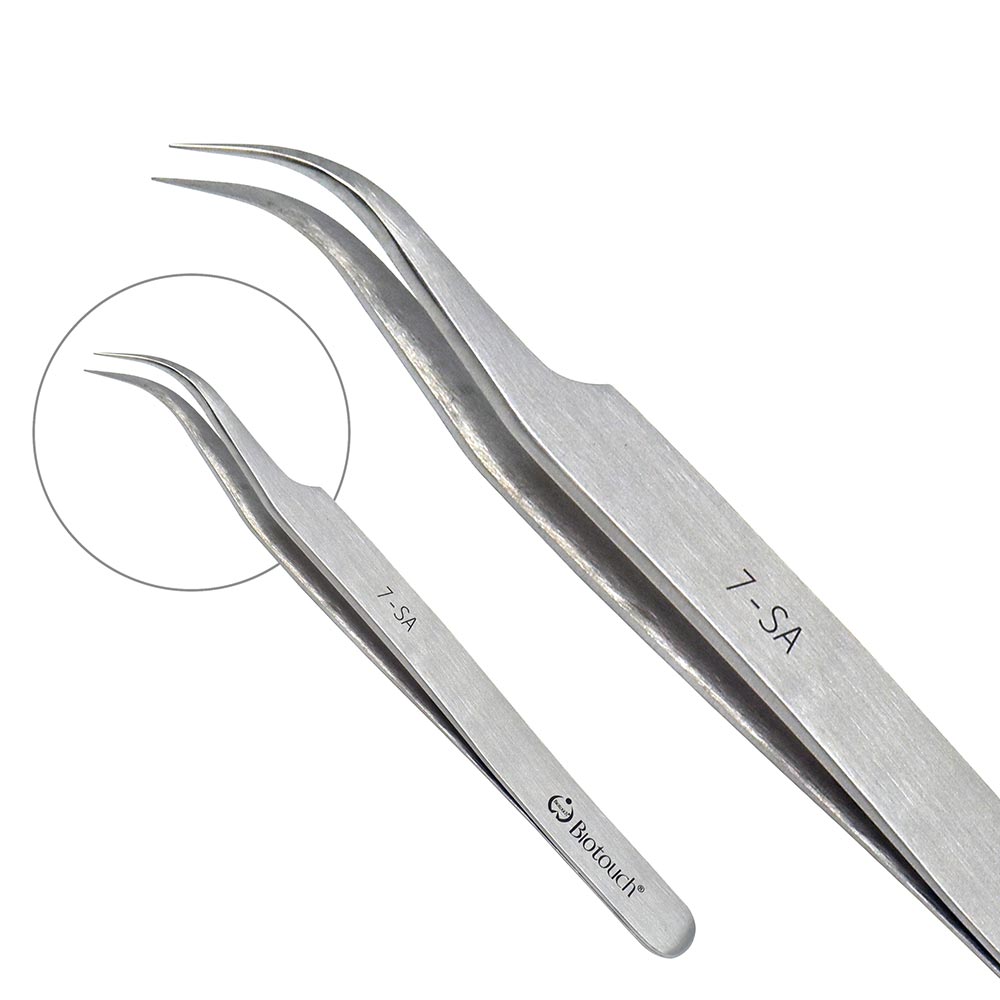 Tweezer, Curved Tip 140 mm