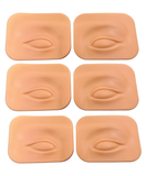 3D Silicone Practice Skin for Eyebrows and Eyeliner - 3 Pairs