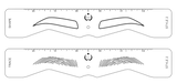 Adhesive Brow Stencil Style 2, 40pcs