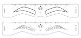 Adhesive Brow Stencil Style 4, 40pcs
