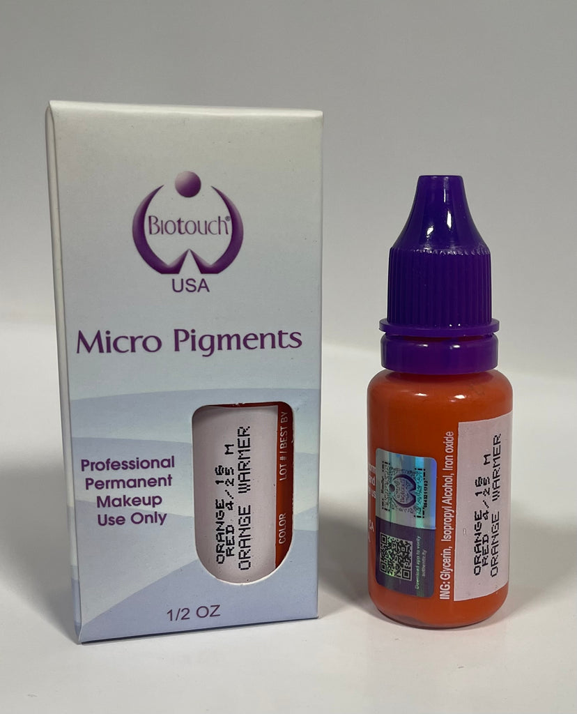1/2 oz Microblading Pigment -  Orange Warmer