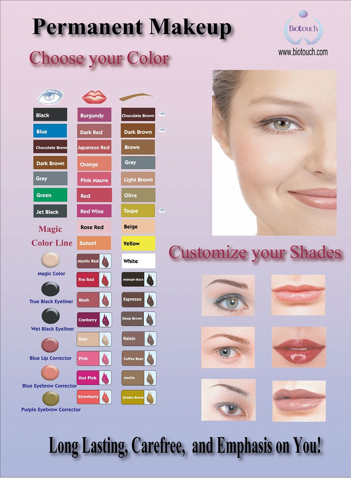 Poster, Choosing color customized shades