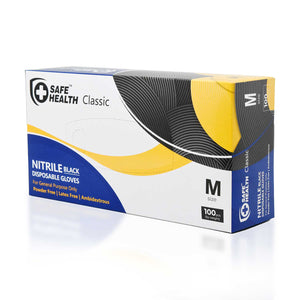 Small, 3.5mil, Safe Health Classic Nitrile glove, 100/box