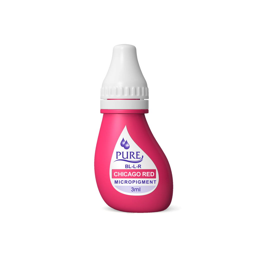 3 ML Pure Chicago Red Pigment 6 pcs/ box Lip Color/ Blue Lip Correctant