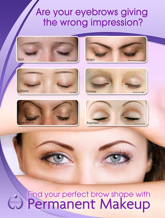 Poster, Find Your Perfect Brow Shape
