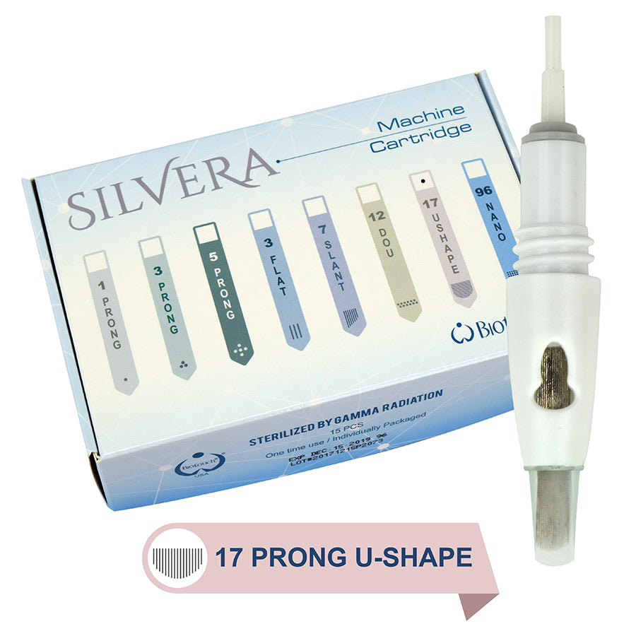 17 Prong Needle, U Shape for Silvera Machine 15/Box, 0.2mm