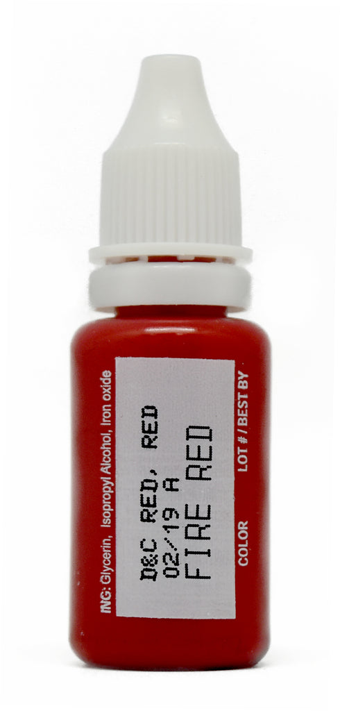 1/2 oz. Pigment Fire Red