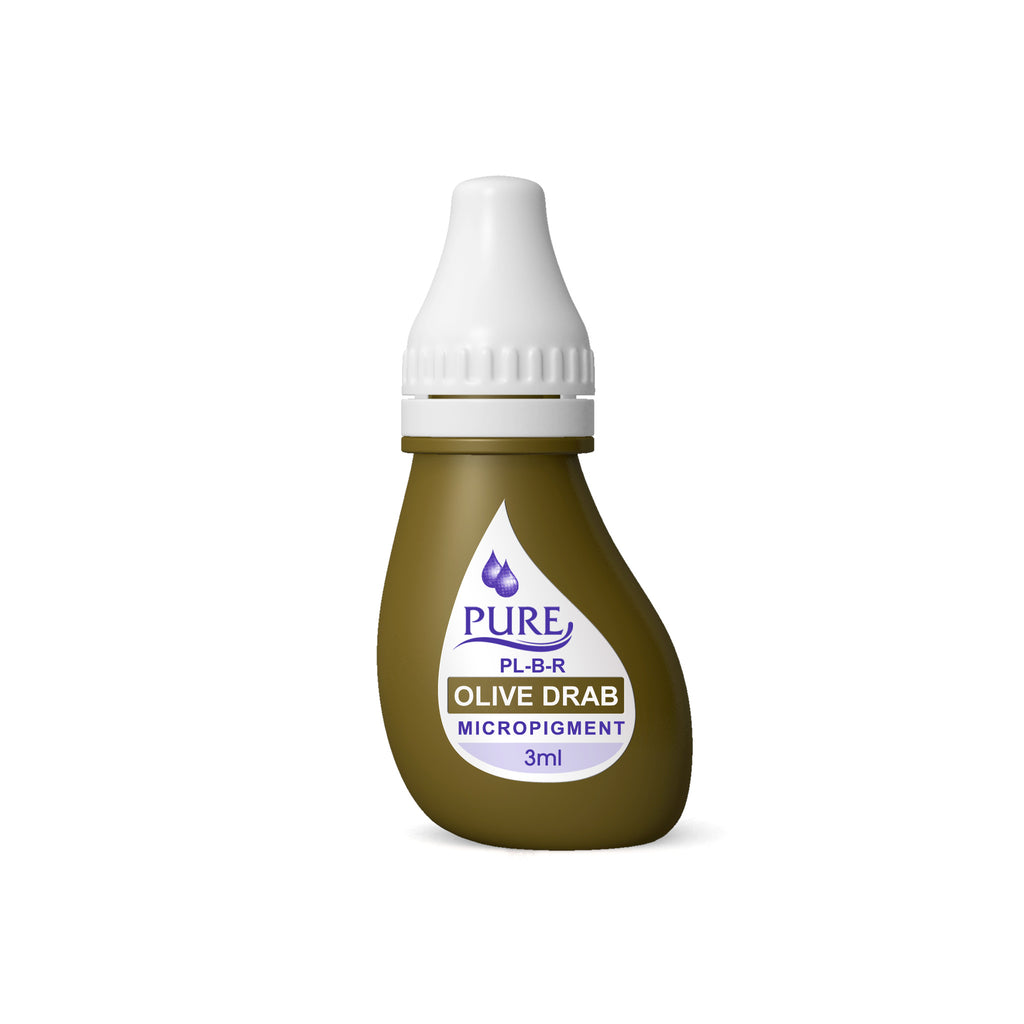 3 ml Pure Olive Drab Pigment 6 pcs PER Box Purple Brow & Brow Correctant