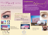 Poster, Lashes Extension & Wave & Tint 1.5' x 2'
